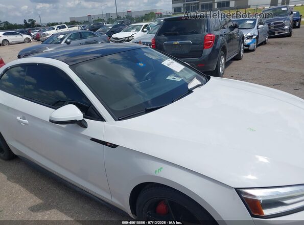 WAUSNAF55JA028159 2018 AUDI A5 White Vista frontal