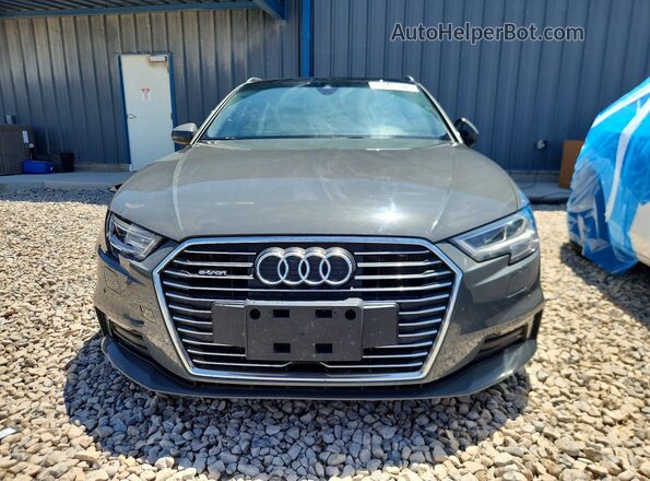 WAUSPBFF6JA057209 2018 AUDI A3 Charcoal Вид спереду