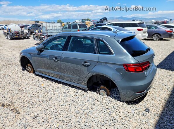 WAUSPBFF6JA057209 2018 AUDI A3 Charcoal Задня ліва чверть