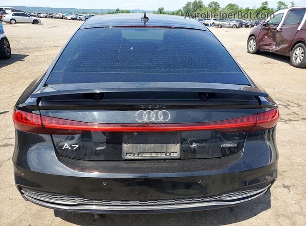 WAUT2AF27KN066442 2019 AUDI A7 Black უკანა ხედი