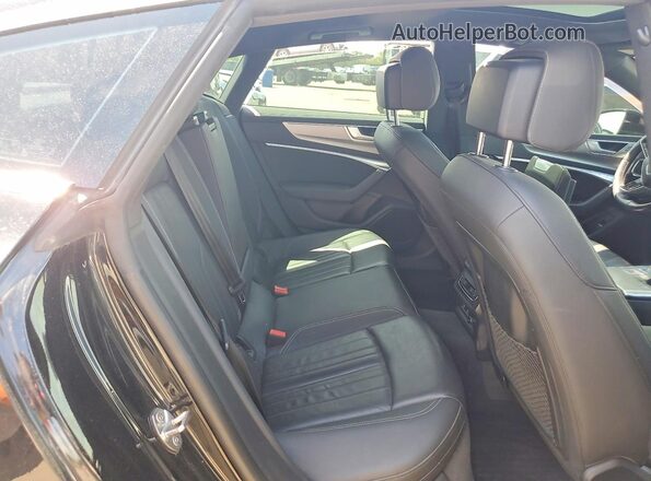 WAUT2AF27KN066442 2019 AUDI A7 Black უკანა სავარძლების ხედი