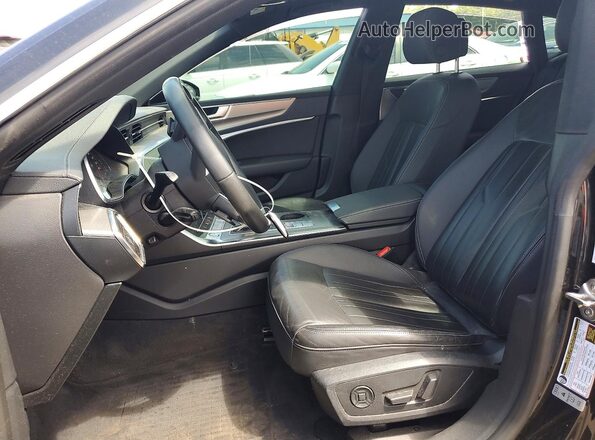 WAUT2AF27KN066442 2019 AUDI A7 Black წინა სალონის ხედი
