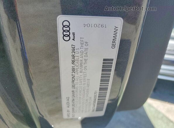 WAUTAAF5XMA055751 2021 AUDI A5 Gray Vista del compartimento del motor