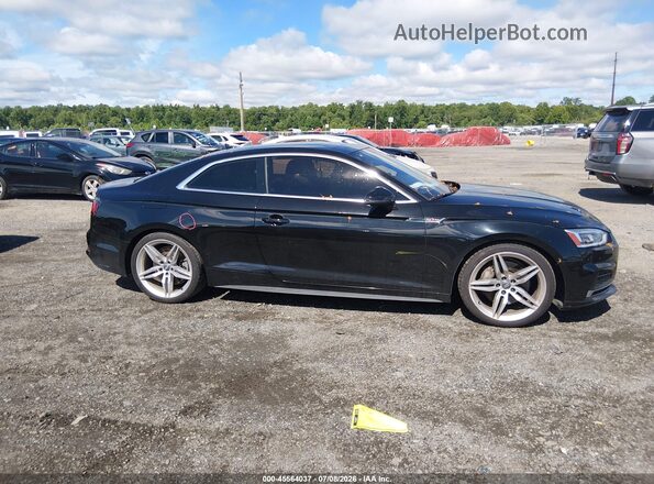 WAUTNAF50KA017933 2019 AUDI A5 Black უკანა სალონის ხედი