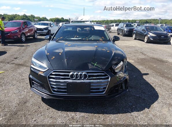 WAUTNAF50KA017933 2019 AUDI A5 Black ხელსაწყოთა პანელის ხედი