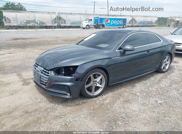 WAUTNAF53JA061553 2018 AUDI A5 Черный Передняя левая четверть