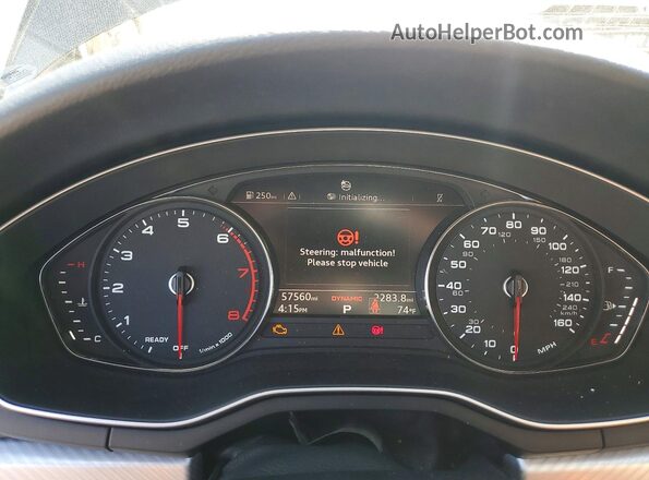 WAUTNAF55JA102877 2018 AUDI A5 Черный Вид щитка приборов