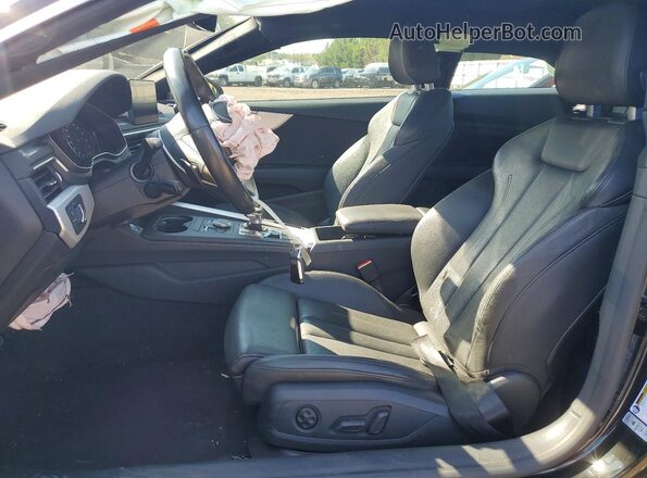 WAUTNAF55JA102877 2018 AUDI A5 Черный Вид салона спереди
