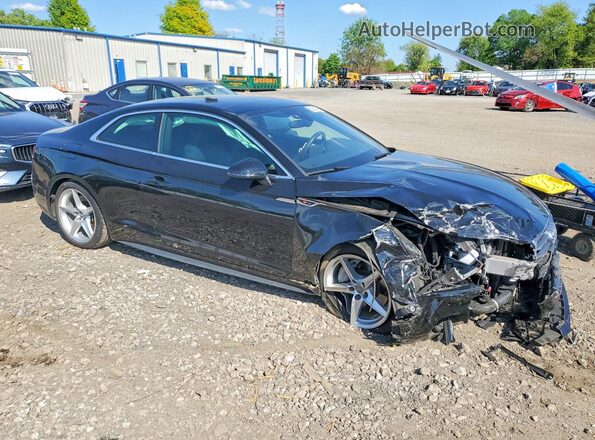 WAUTNAF55JA102877 2018 AUDI A5 Черный Передняя правая четверть
