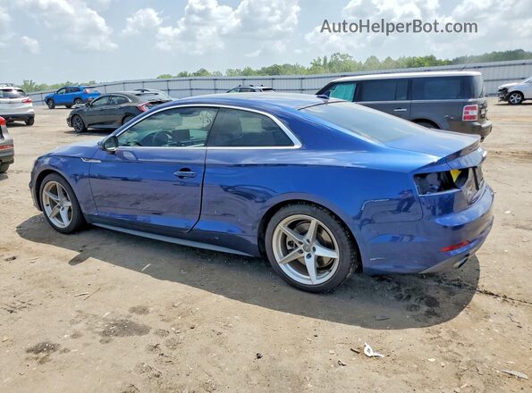 WAUTNAF55JA132316 2018 AUDI A5 Blue Հետևի ձախ