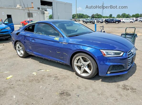WAUTNAF55JA132316 2018 AUDI A5 Blue Առջևի աջ