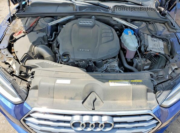 WAUTNAF55JA132316 2018 AUDI A5 Blue Սալոնի հետևի տեսք