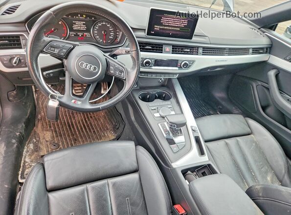 WAUTNAF57JA001131 2018 AUDI A5 Black Widok deski rozdzielczej
