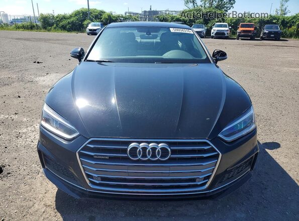 WAUTNAF57JA001131 2018 AUDI A5 Black Widok z przodu