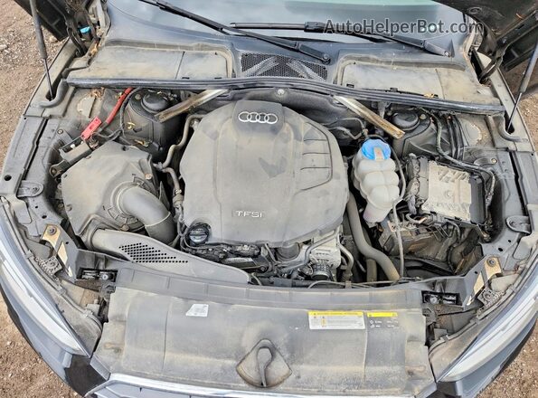 WAUTNAF57JA001131 2018 AUDI A5 Black Widok wnętrza z tyłu