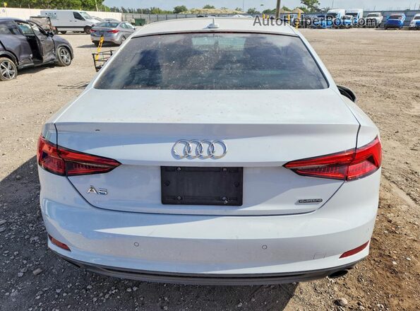 WAUTNAF58JA003437 2018 AUDI A5 White Vista trasera