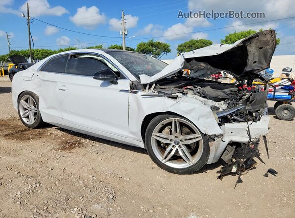 WAUTNAF58JA003437 2018 AUDI A5 White Delantero derecho
