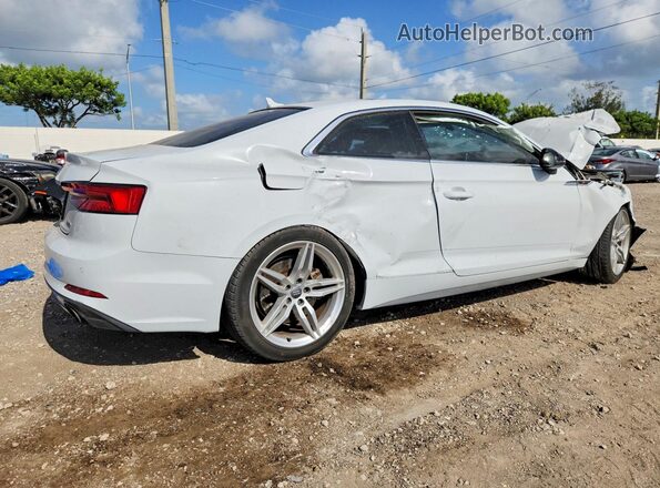 WAUTNAF58JA003437 2018 AUDI A5 White Trasero derecho