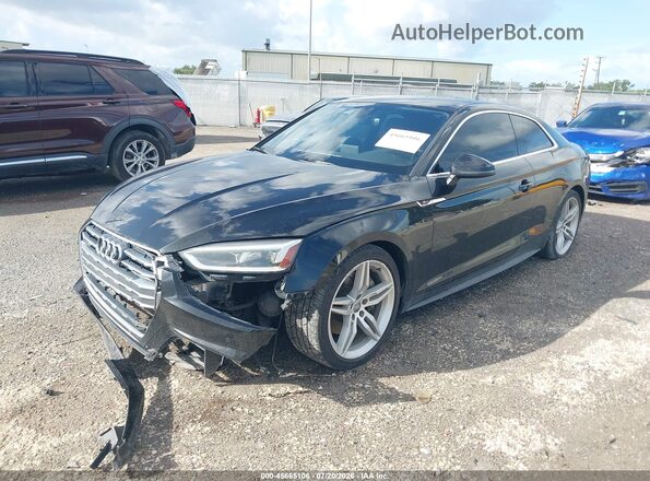 WAUTNAF58JA082883 2018 AUDI A5 Black Vista tres cuartos delantera izquierda