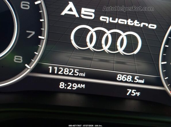 WAUTNAF59JA004306 2018 AUDI A5 Черный 