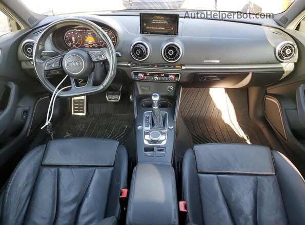 WAUTPBFF0HA036421 2017 AUDI A3 Gray Առջևի վահանակի տեսք