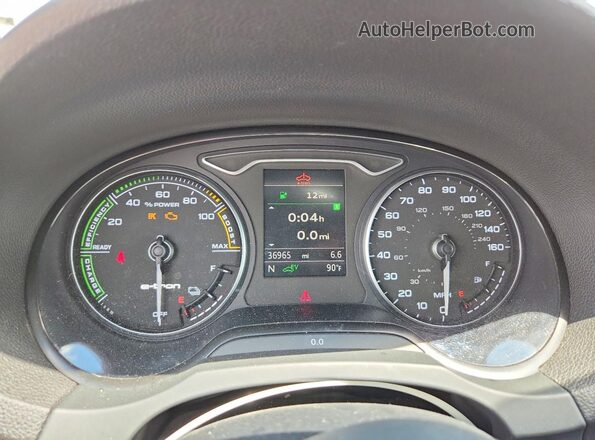 WAUTPBFF4GA150615 2016 AUDI A3 Красный Вид щитка приборов