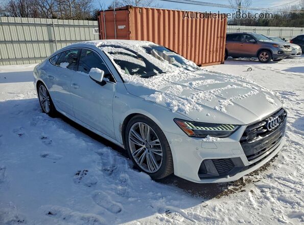WAUU2AF2XKN024707 2019 AUDI A7 White Передня права чверть