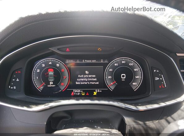 WAUV2AF29KN049067 2019 AUDI A7 Dark Blue Widok tylnych siedzeń