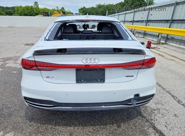 WAUV2AF2XKN040765 2019 AUDI A7 White Հետևի տեսք