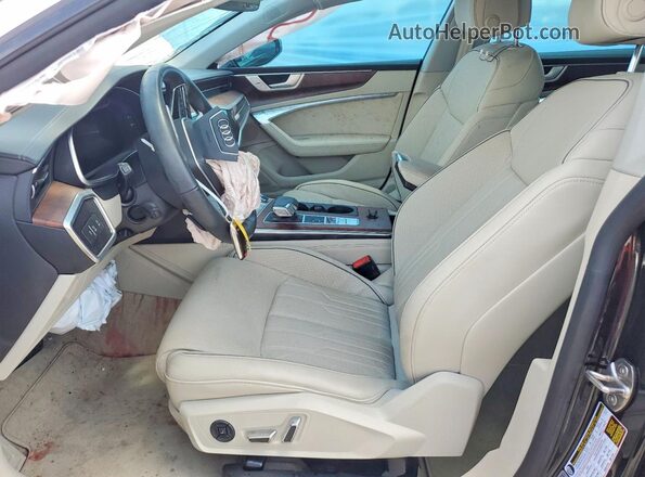 WAUV2BF23PN086015 2023 AUDI A7 Pink Front interior view