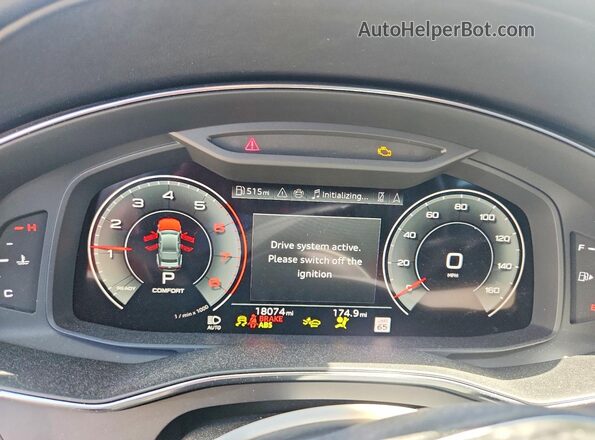 WAUV2BF25SN023197 2025 AUDI A7 Черный Вид щитка приборов