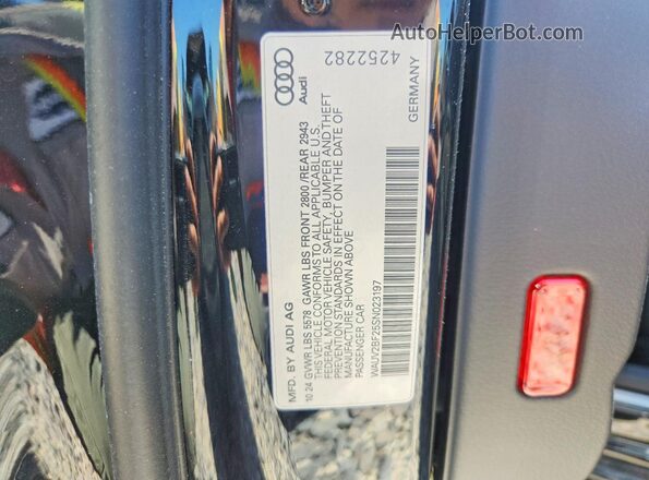 WAUV2BF25SN023197 2025 AUDI A7 Черный Вид подкапотного пространства