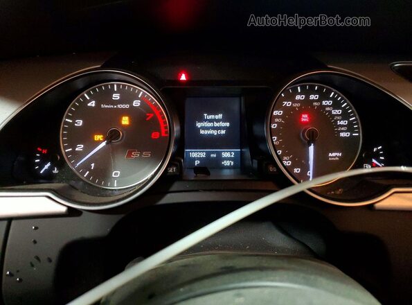WAUV4AFR0GA020434 2016 AUDI S5 Gray Սարքավորումների վահանակի տեսք