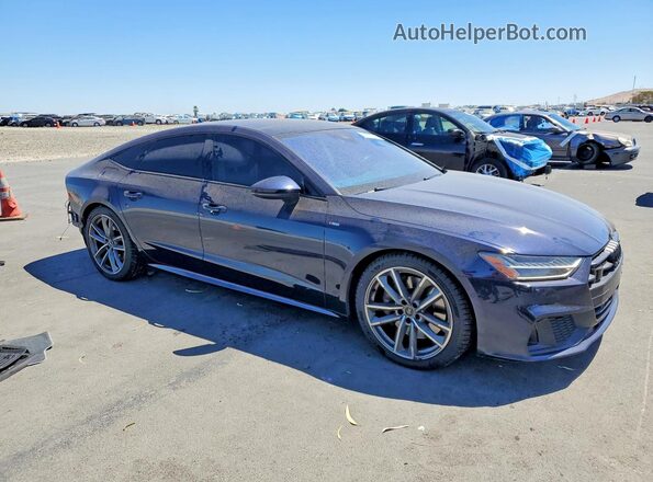WAUVPBF24MN030954 2021 AUDI A7 Blue Przód prawy