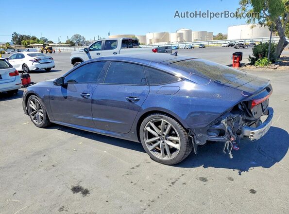 WAUVPBF24MN030954 2021 AUDI A7 Blue Tył lewy