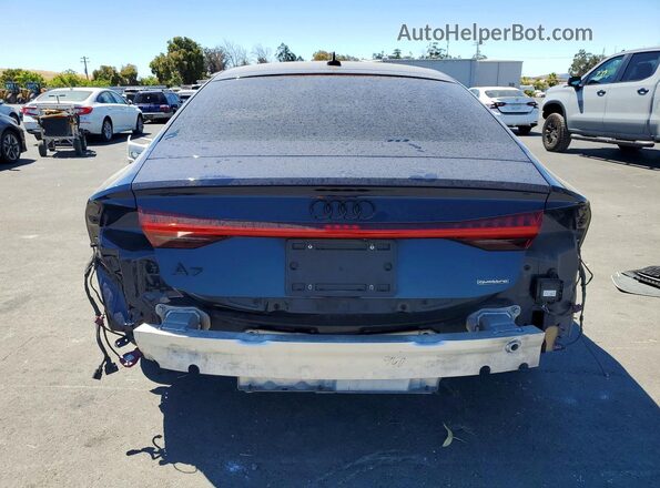 WAUVPBF24MN030954 2021 AUDI A7 Blue Widok z tyłu