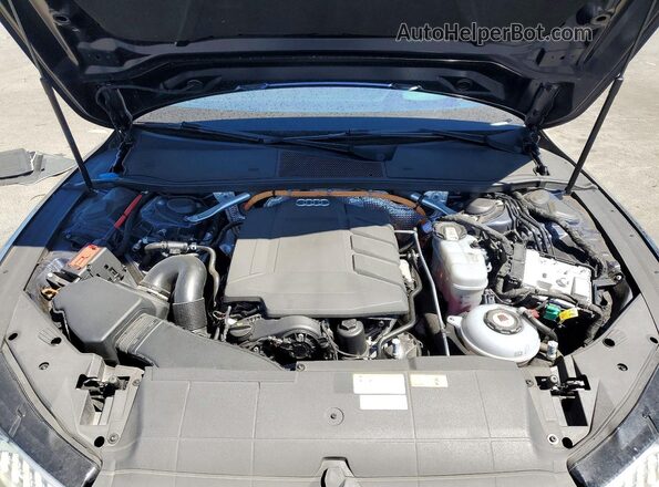 WAUVPBF24MN030954 2021 AUDI A7 Blue Widok wnętrza z tyłu