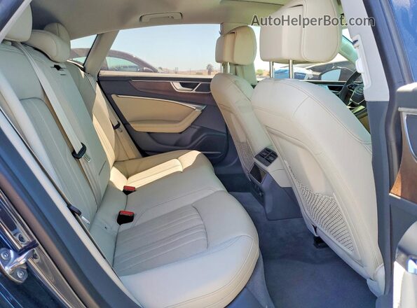 WAUVPBF24MN030954 2021 AUDI A7 Blue Widok tylnych siedzeń