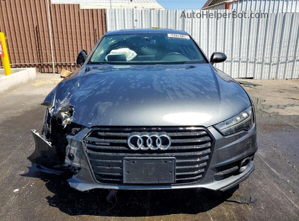 WAUW3AFC5JN001669 2018 AUDI A7 Gray Դիմացի տեսք