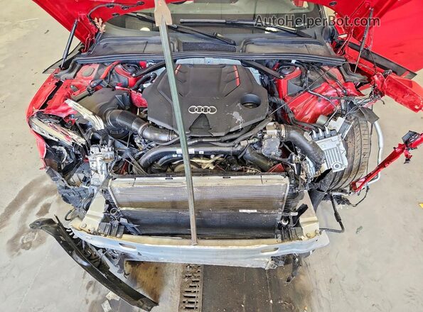 WAUW4GF56RN007588 2024 AUDI S5 Red Widok wnętrza z tyłu