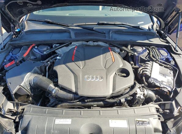 WAUW4GF58RN000190 2024 AUDI S5 Blue Вид задньої частини салону