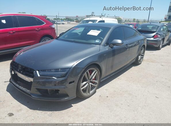 WAUWFAFC3HN025762 2017 AUDI S7 Серый Передняя левая четверть