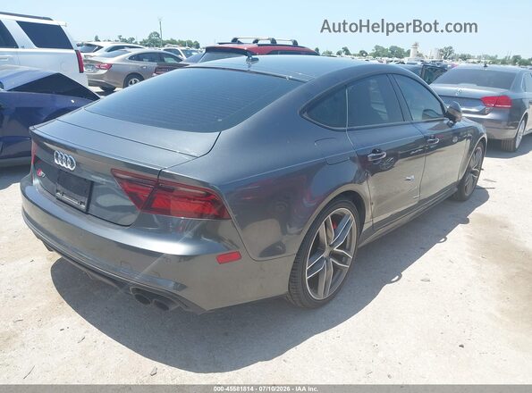 WAUWFAFC3HN025762 2017 AUDI S7 Серый Задняя правая четверть