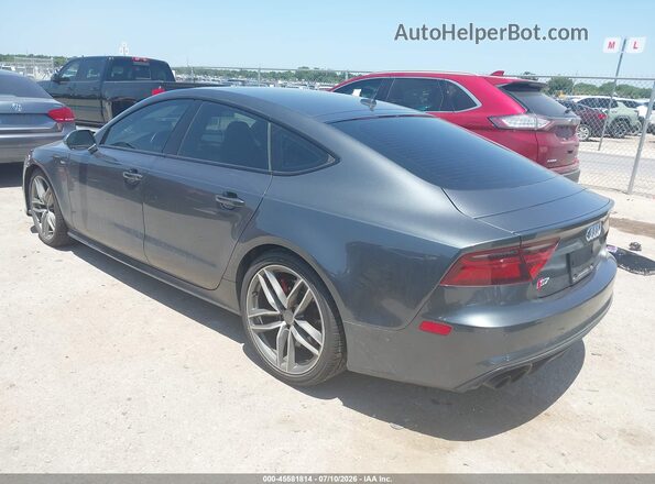 WAUWFAFC3HN025762 2017 AUDI S7 Серый Задняя левая четверть