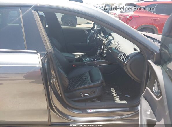 WAUWFAFC3HN025762 2017 AUDI S7 Серый Вид салона спереди