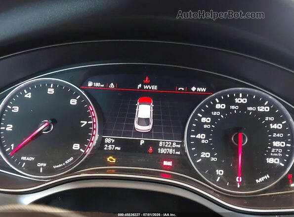 WAUWGAFC1GN054091 2016 AUDI A7 Blue Widok tylnych siedzeń