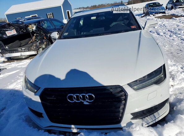 WAUWGAFC2GN022539 2016 AUDI A7 White Widok z przodu