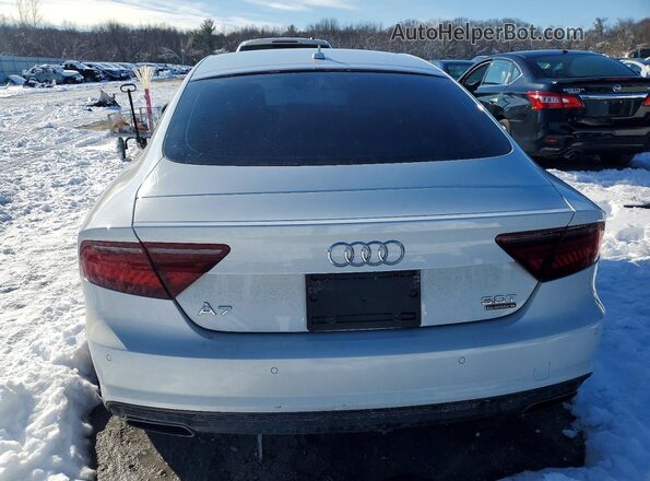 WAUWGAFC2GN022539 2016 AUDI A7 White Widok z tyłu