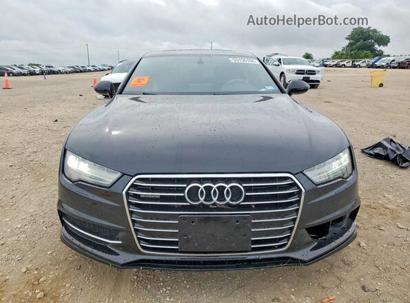 WAUWGAFC3GN011646 2016 AUDI A7 Black Front view
