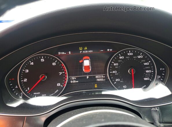 WAUWGAFC3GN011646 2016 AUDI A7 Black Instrument cluster view